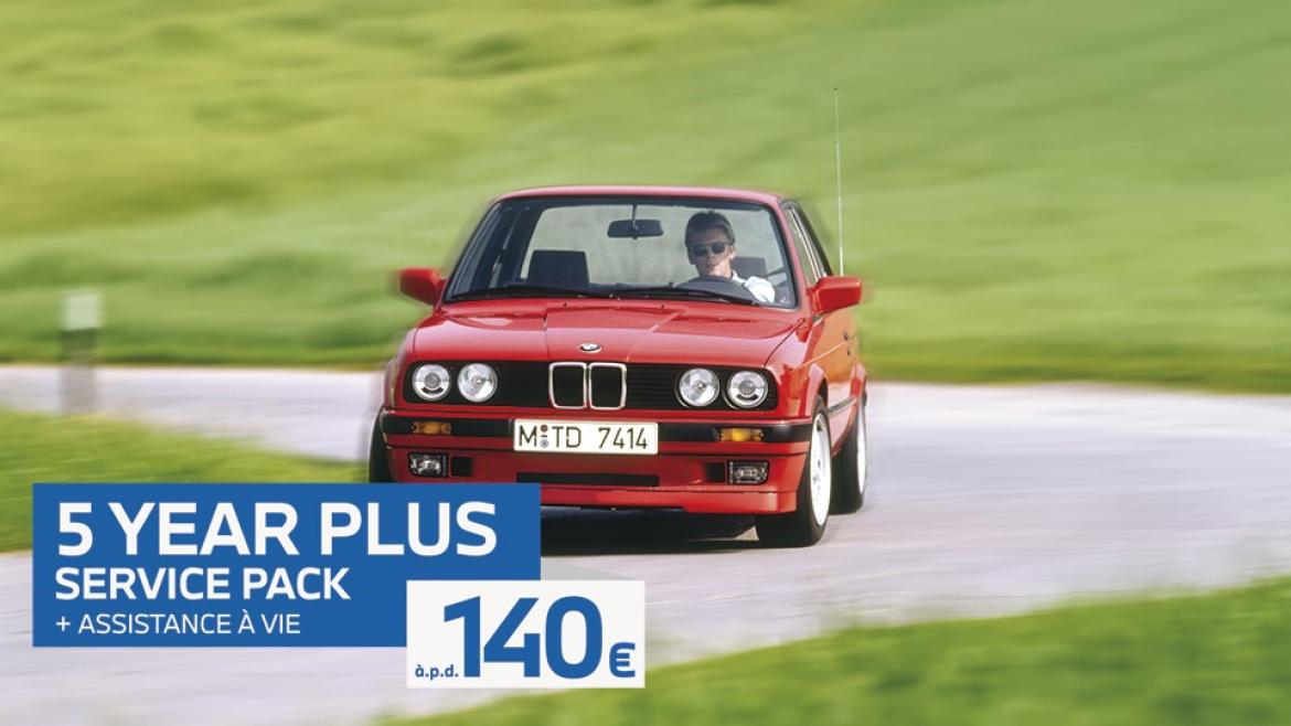 Packs entretien pour les BMW de plus de 5 ans.